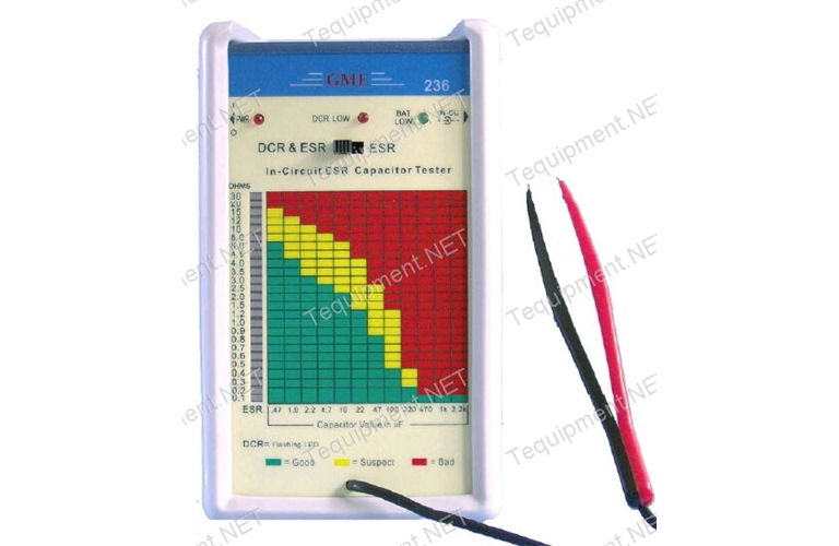 GME 236 InCircuit ESR & DCR Capacitor Tester GME 236