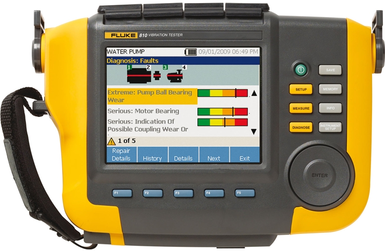 Fluke 810/+TRNG Fluke 810 Vibration Tester plus Training Program Book