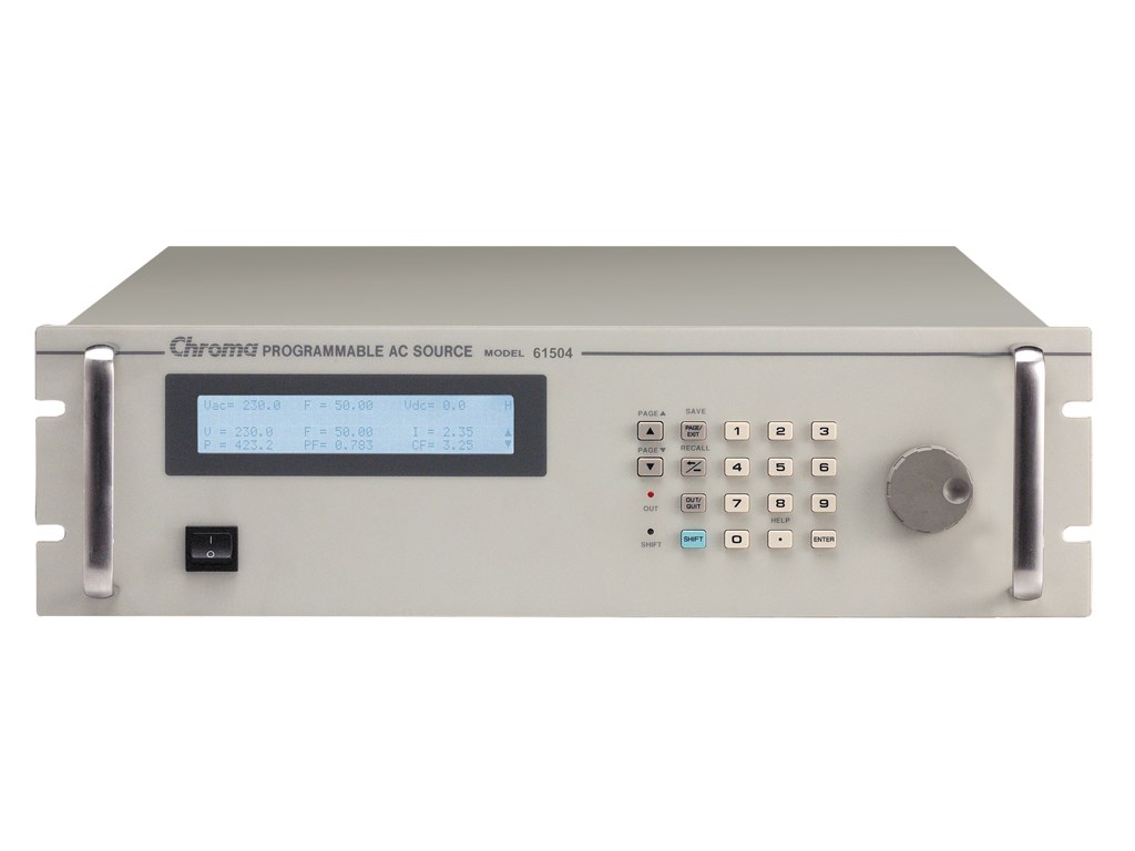 Chroma 61501 Programmable AC Source 500VA