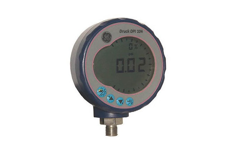 GE Druck DPI 104 Digital Test Pressure Gauge, 0.05 Full Scale Accuracy