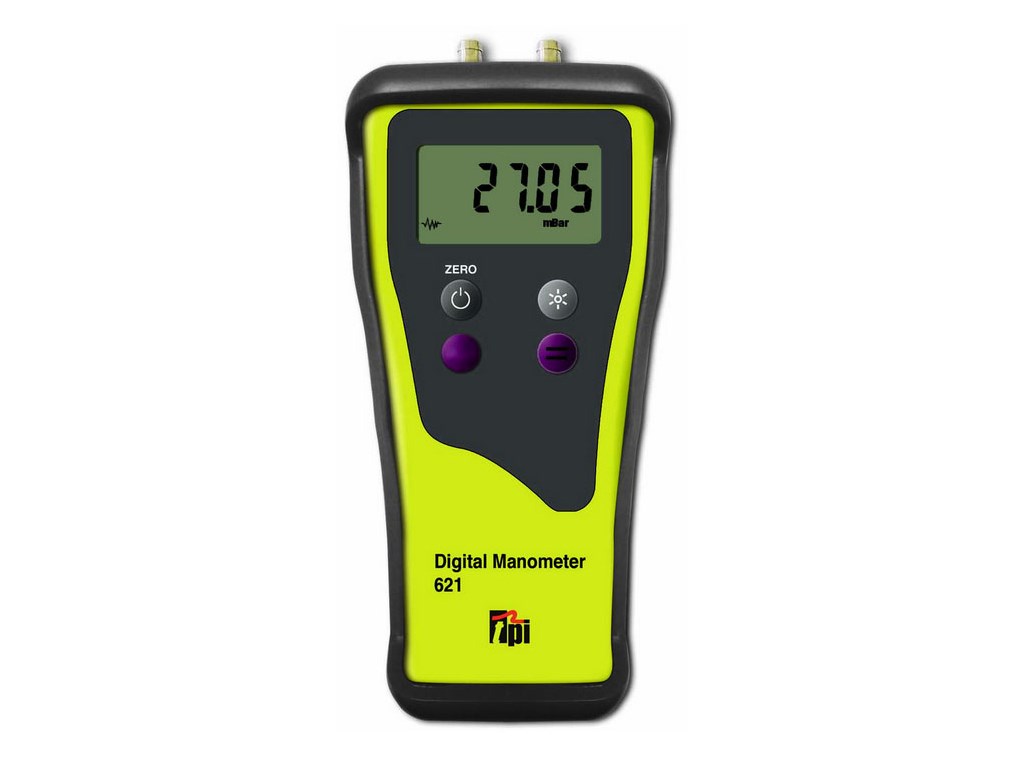 TPI 621C3 Piece Dual Input Digital Manometer Kit