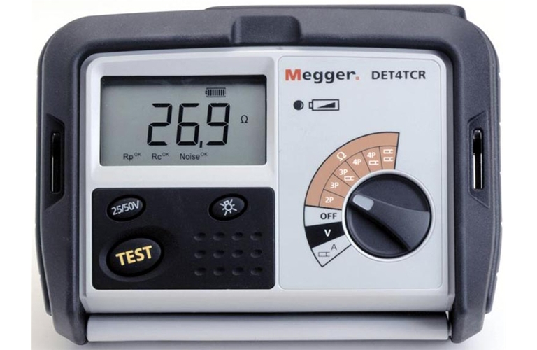 Megger DET4TCR Rechargeable Contractor Series Earth/Ground Resistance