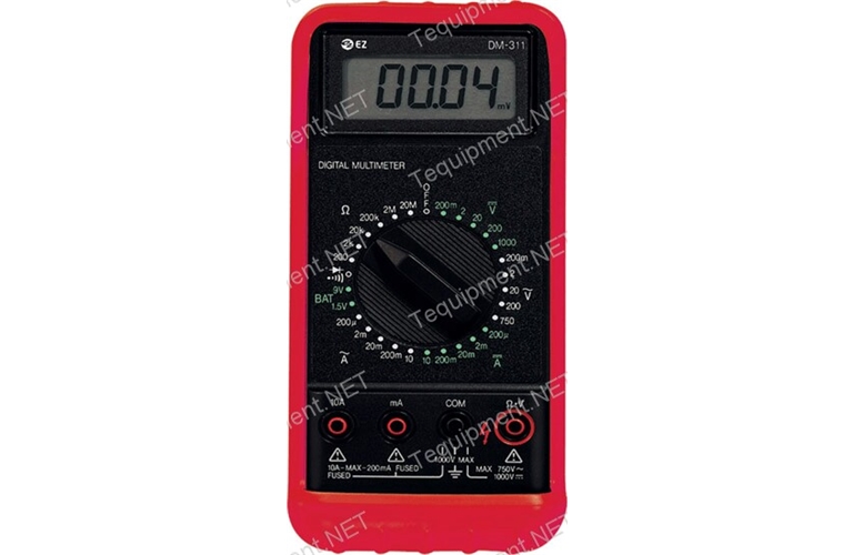 EZ Digital DM-311 Digital Multimeter Hand-held, Manual Ranging EZ ...