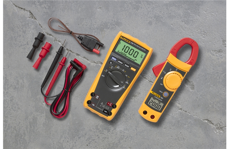 Fluke 179/IMSK Digital Multimeter with Fluke 322 Clamp Meter ...