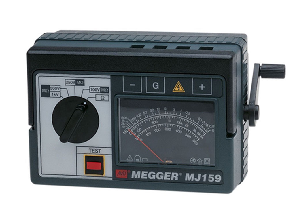 Megger MJ159 212159 HandCranked Insulation Tester TEquipment