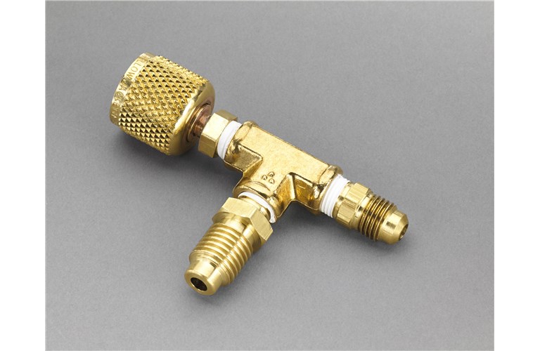 Yellow Jacket 36019 3/8" Vacuum Pump Adapter with 1/4" Flare & 1/2