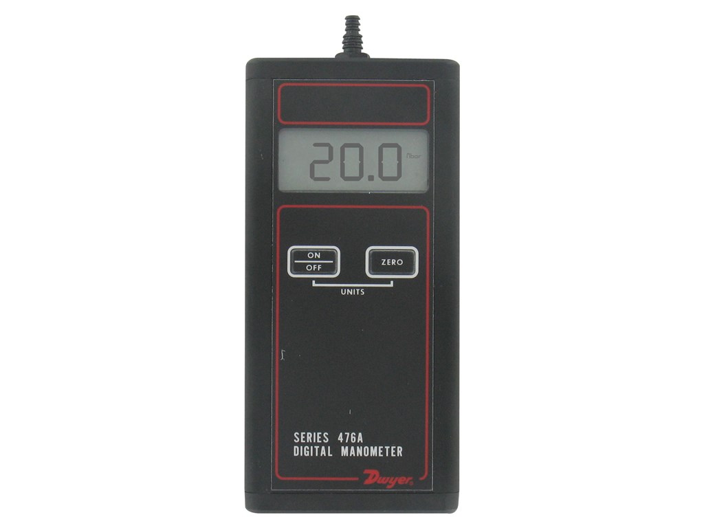 Dwyer 476A0 Single Pressure Digital Manometer TEquipment
