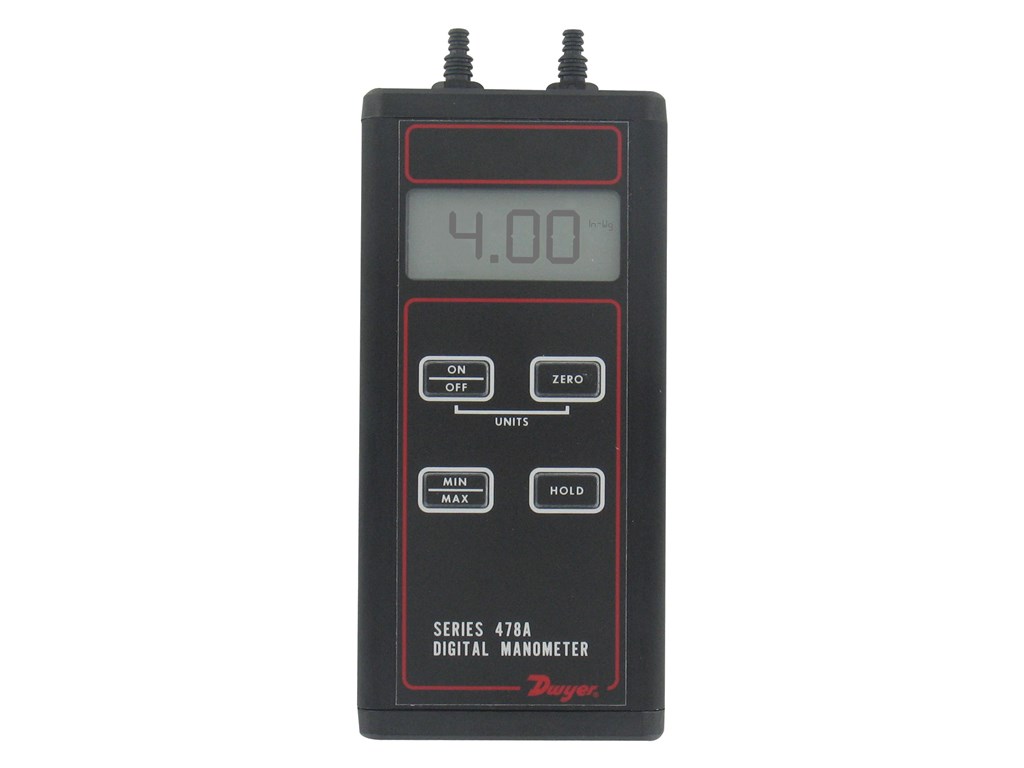 Dwyer 478A0 Differential Pressure Digital Manometer