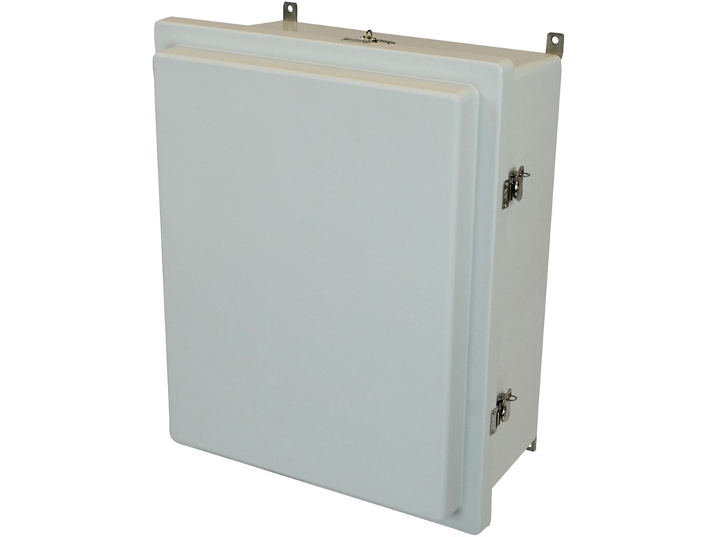 Allied Moulded AM1648RT 16x14x8 NEMA 4X Fiberglass Enclosure with ...