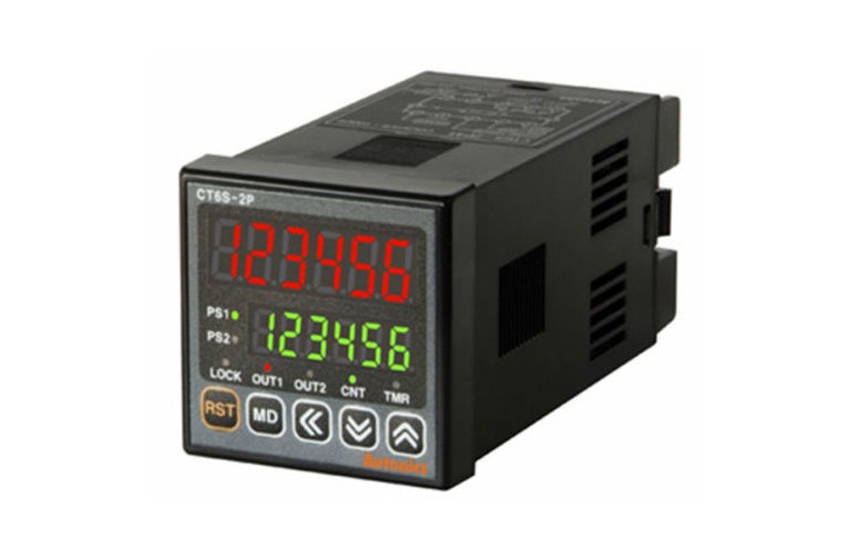 Autonics CT6M-2P4 Counter and Timer, 6-Digit, 2 Preset, 2 Relay and 3 ...