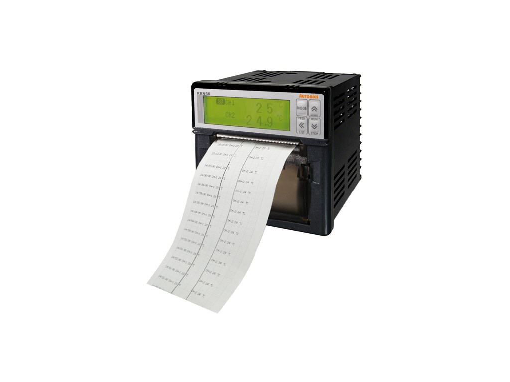 Autonics KRN50200240 Recorder, 50mm, 2 Channel, 2 Alarm output, RS485