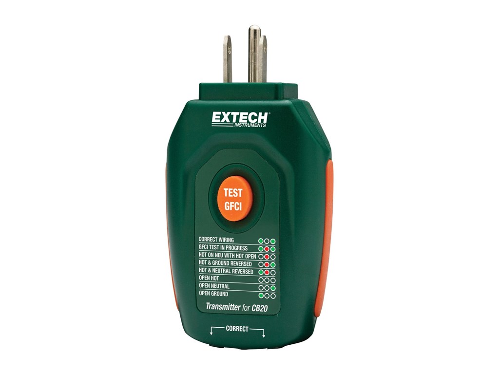 Extech CB20 Circuit Breaker Finder/Receptacle Tester | TEquipment.NET