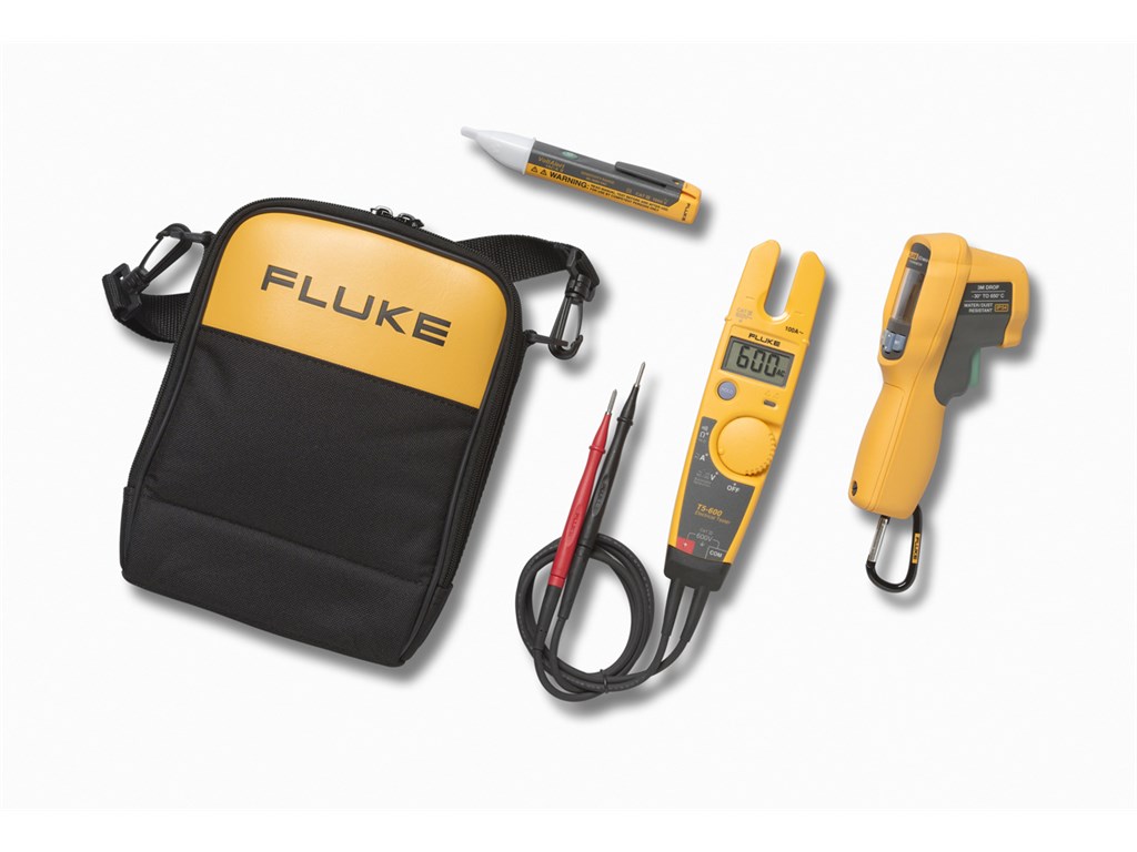 Fluke T5-600/62MAX+/1AC KIT Voltage/Current Tester & Handheld Infrared ...