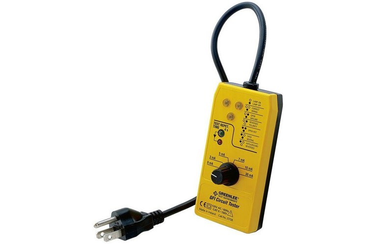 Greenlee 5708C Circuit Tester and GGCI with Calibration TEquipment