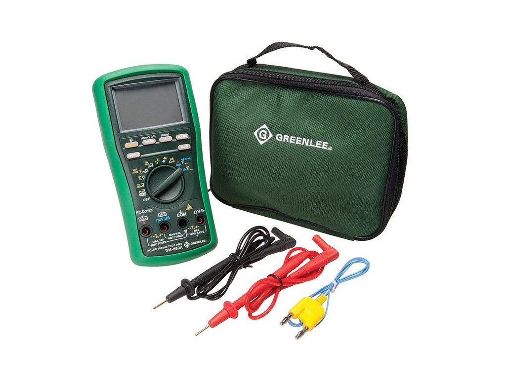 Greenlee DM860A Digital Multimeter ESM Industrial 500,000Count