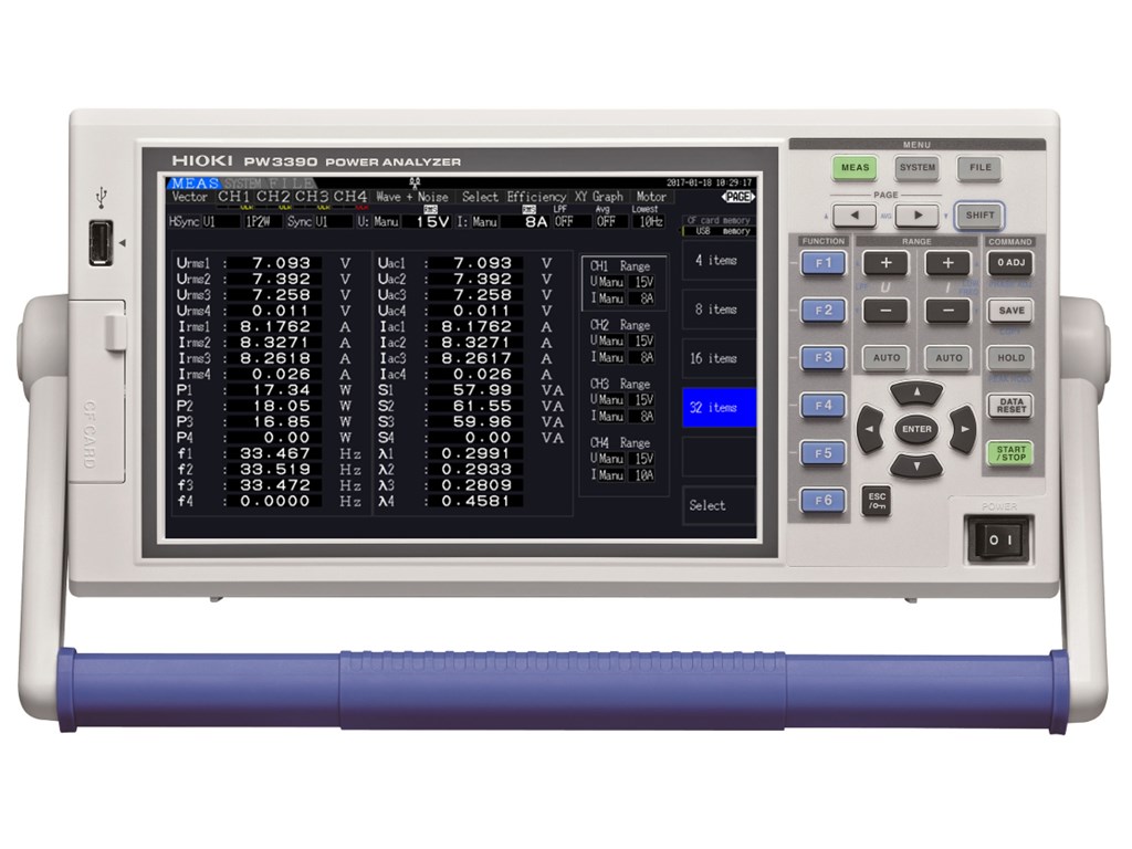 Hioki PW339001 Power Analyzer TEquipment