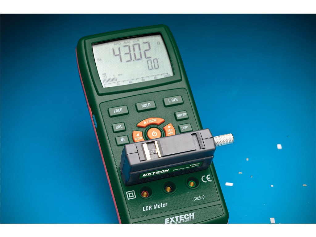 Extech LCR200HD Passive Component LCR Meter with Multipurpose Hard