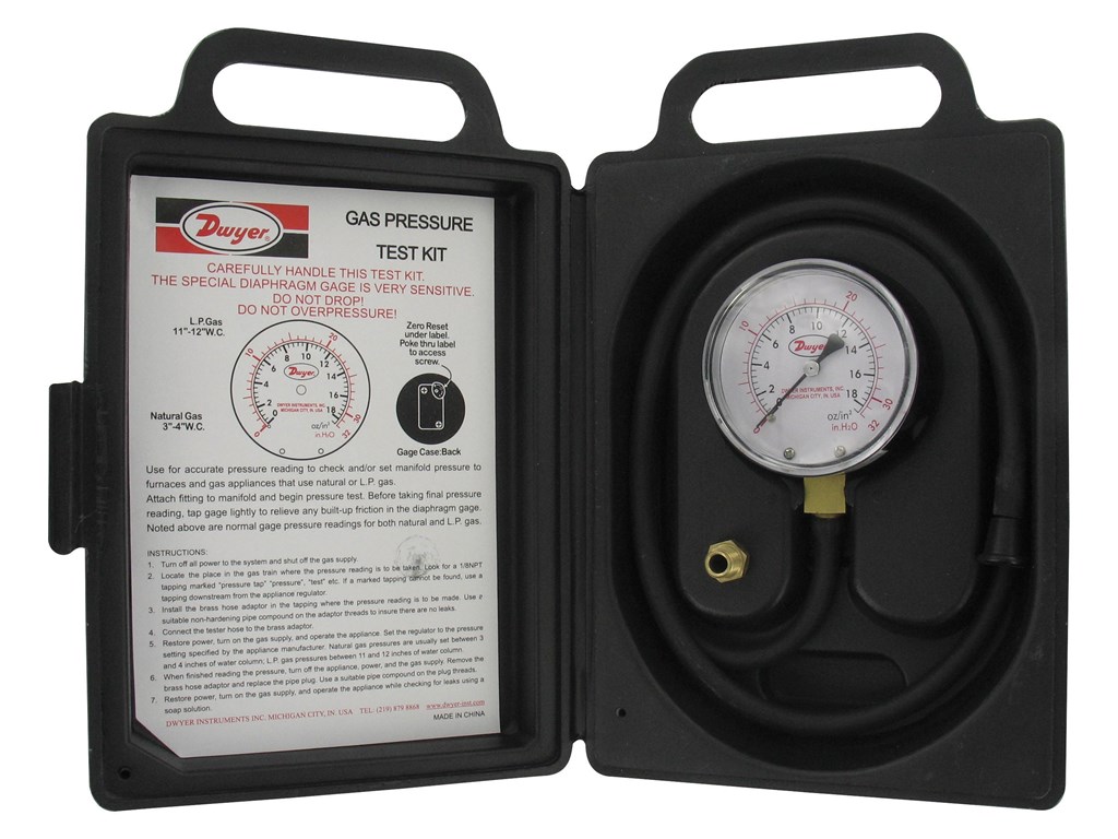 Dwyer LPTK04 Gas Pressure Test Kit