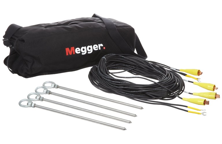 Megger 250576KIT Set of Three ColorCoded Test Leads for 250202, DET5
