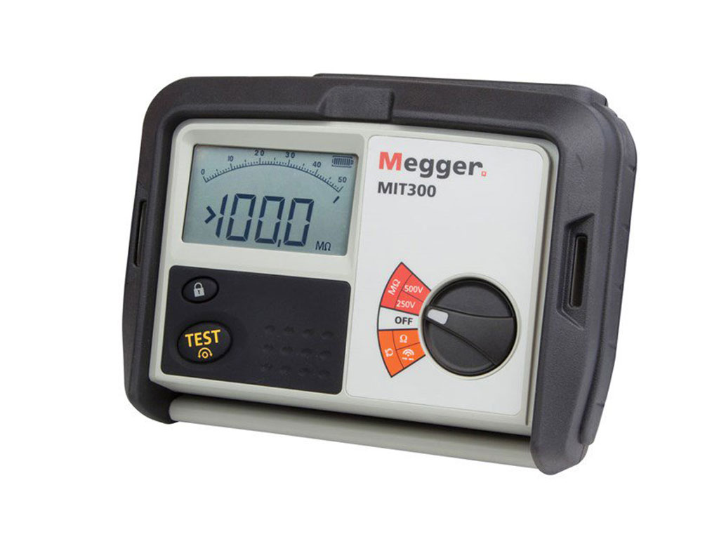 Megger MIT310EN 250, 500 and 1000 V Analog/Digital Megger Insulation