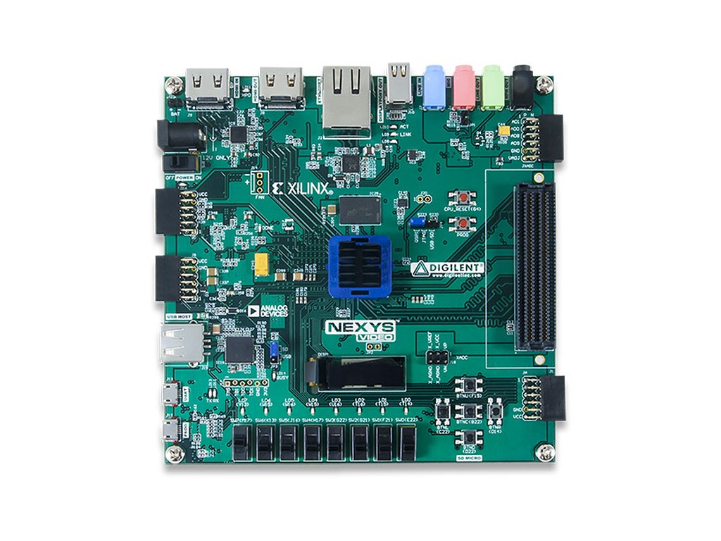 Digilent Nexys Video - Artix-7 FPGA: Trainer Board for Multimedia ...