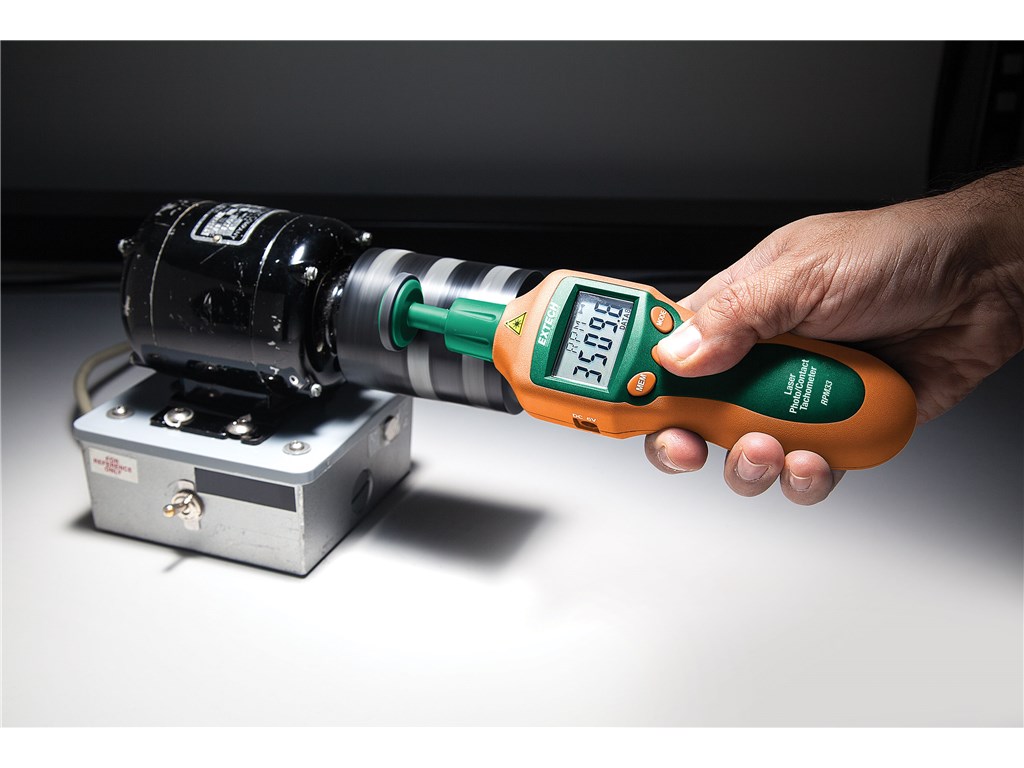Extech RPM33 Combination Mini Contact / Laser Photo Tachometer