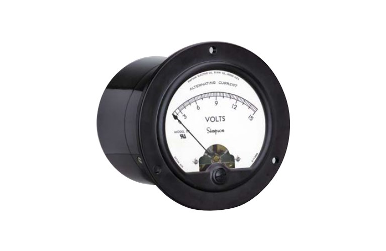 Simpson 08420 Panel Meter, AC Voltmeters, Iron Vane Movement