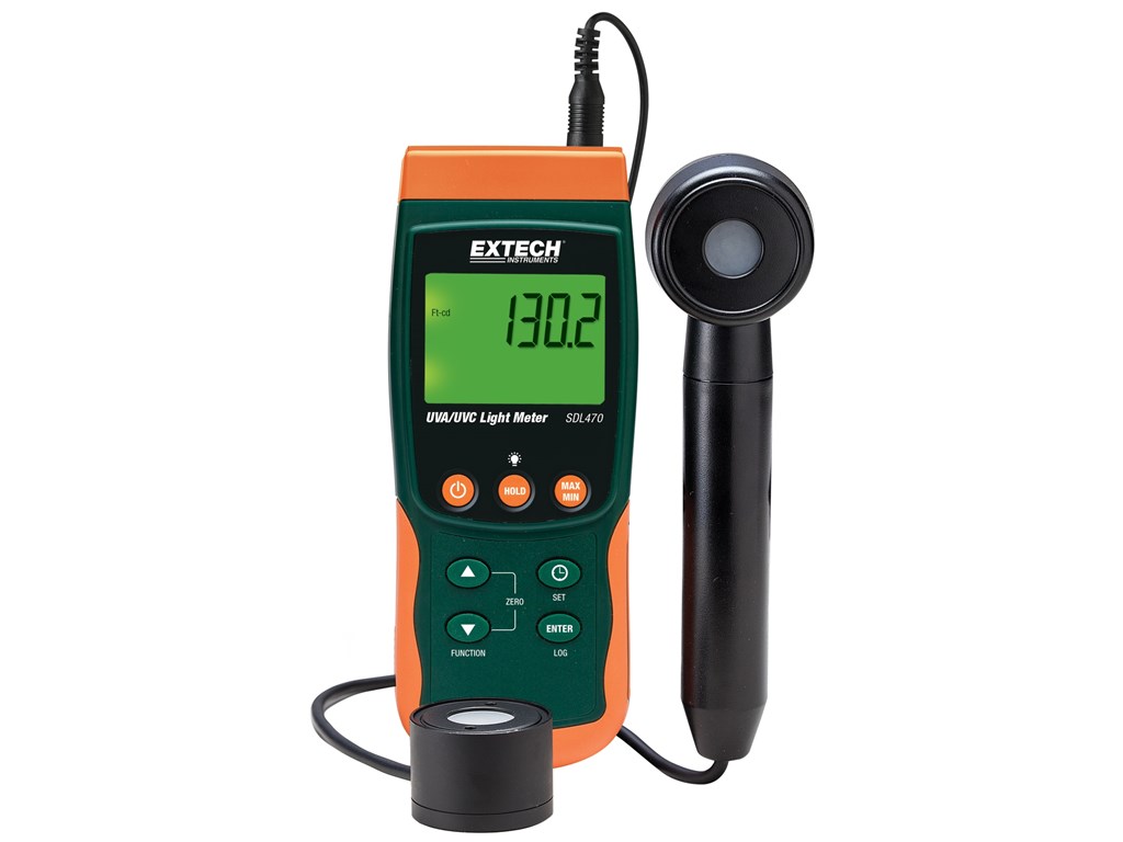 Extech SDL470 UVA UVC Light Meter Datalogger