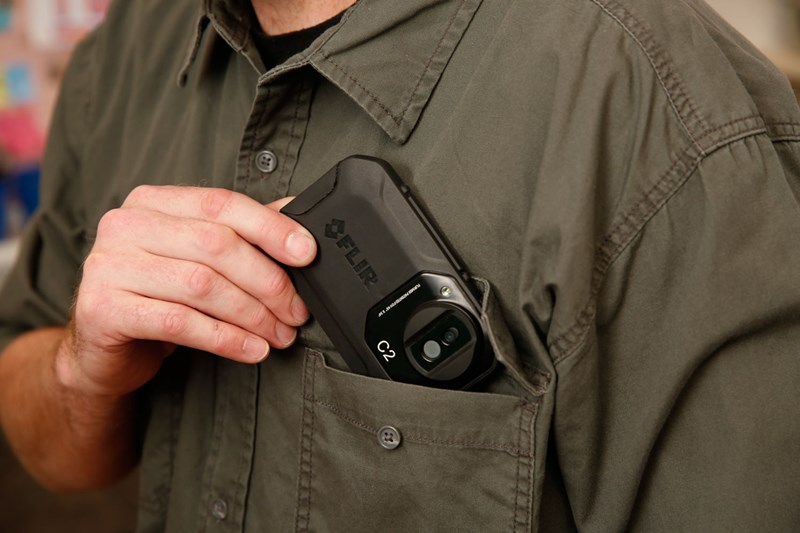 Flir C2 Slips Easily Into Pocket