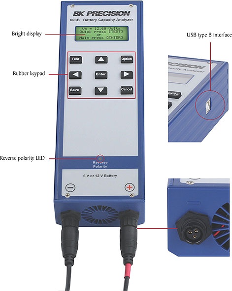 BK Precision 603B - 6V And 12V Battery Capacity Analyzer With Record ...