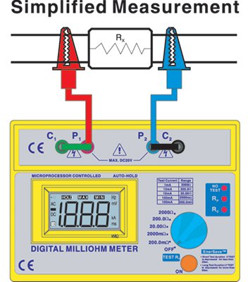 Sefram - Model BK310, Digital Milli-Ohm Meter