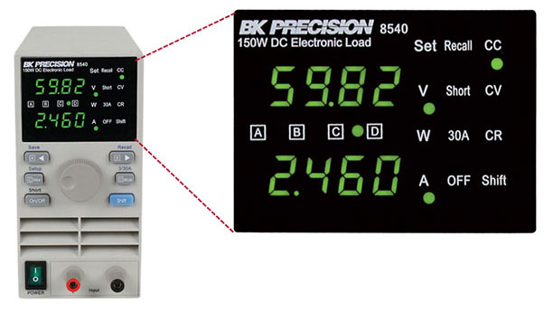 B&K Precision 8540 - 150W DC Electronic Load