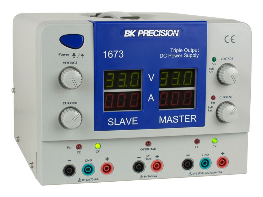 BK 1672 Quad Display Triple Output DC Power Supply | TEquipment