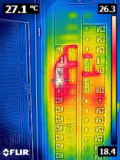 Is there a problem with a circuit breaker panel? Use the Flir C2 thermal camera to spot any issues.