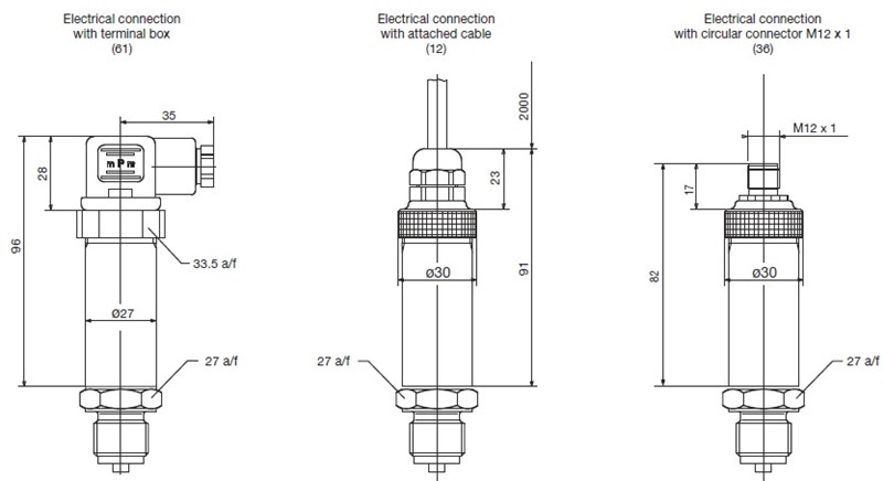 JUMO 404366 Pressure Transducers / Transmitters - Type (Pressure ...